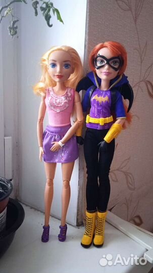 Кукла DC super hero girls Супергёрл и Бэтгерл