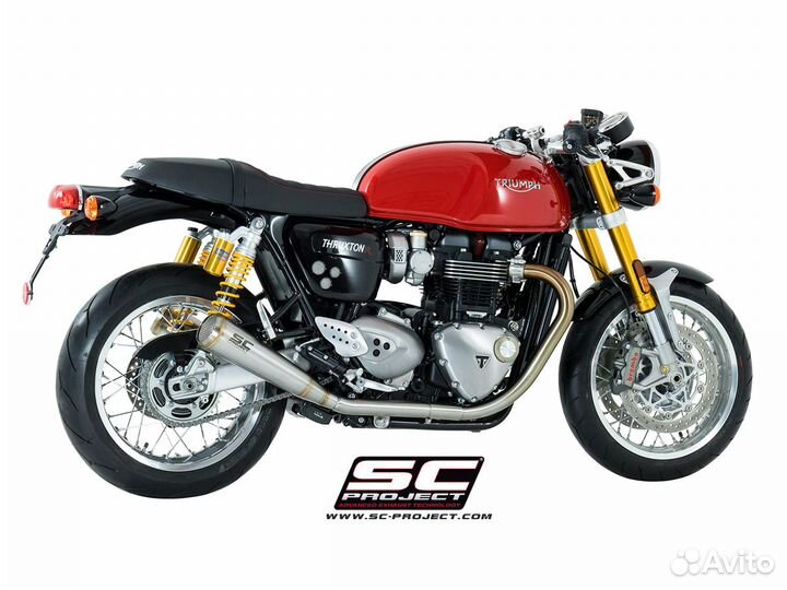 Triumph thruxton 1200 Глушитель SC Project