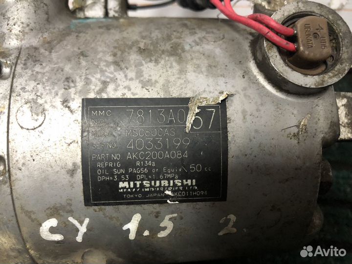 Компрессор кондиционера Mitsubishi оригинал