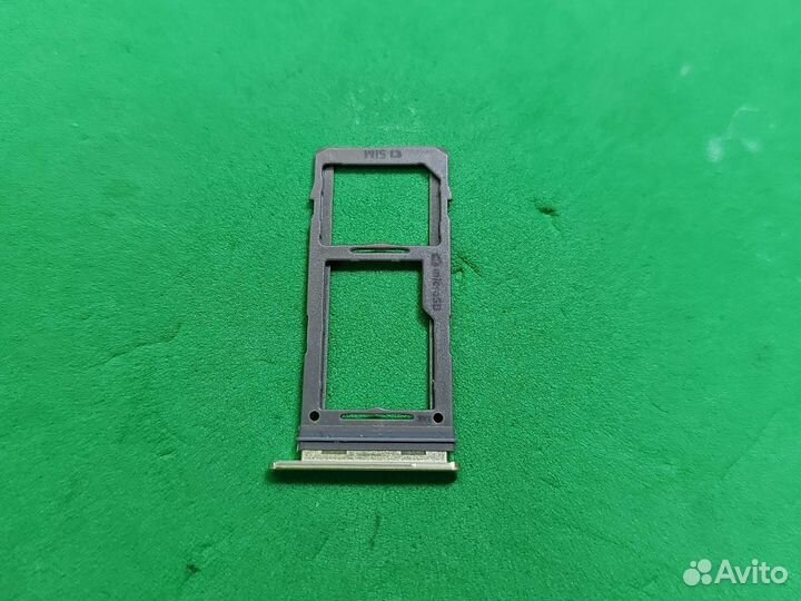 Лоток симкарты Samsung S10e желтый