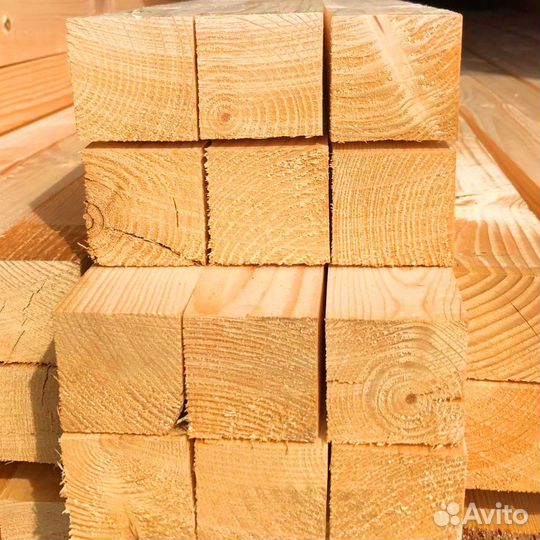 Брус от производителя строганный, лиственница, сух