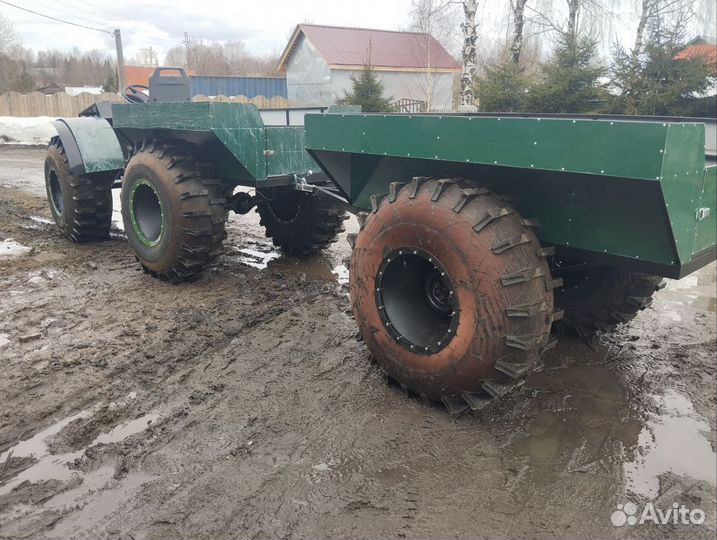 Прицеп к вездеходу-болтоходу