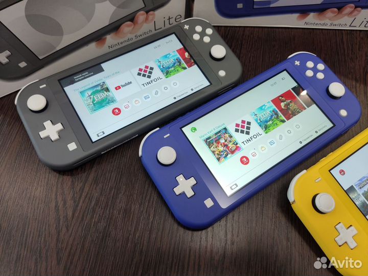 Прошитая новая Nintendo Switch Lite 160Gb+игры