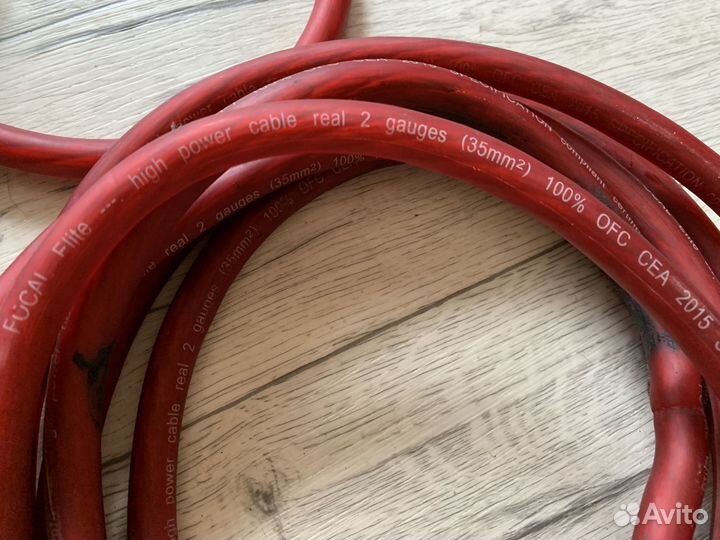 Focal cabek35 медь 35 квадратов 5м + вольтметр