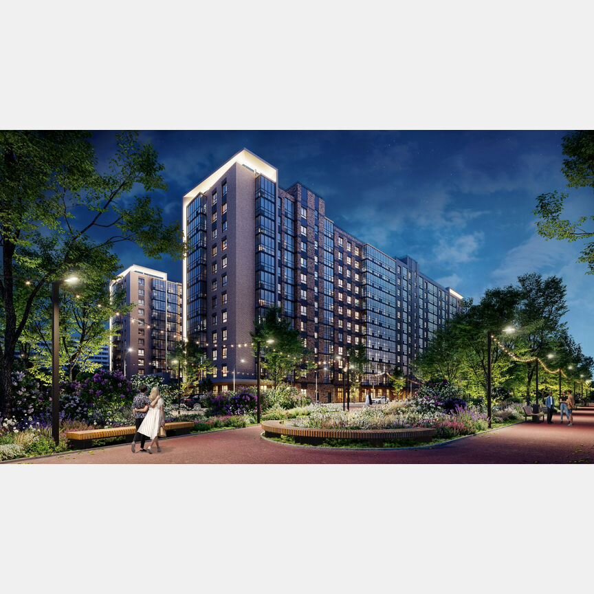 2-к. квартира, 55,7 м², 6/12 эт.