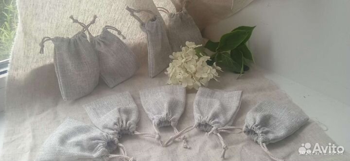 Льняные мешочки