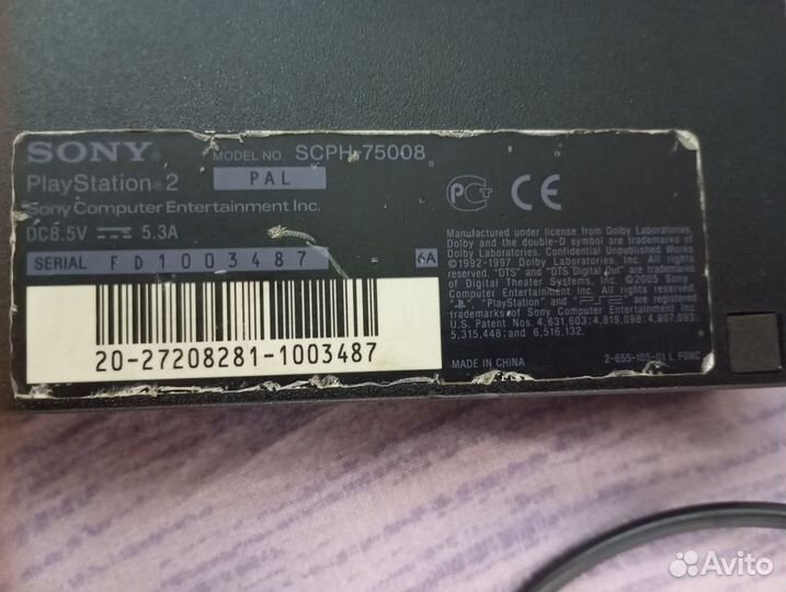 Тв приставка пс2 slim