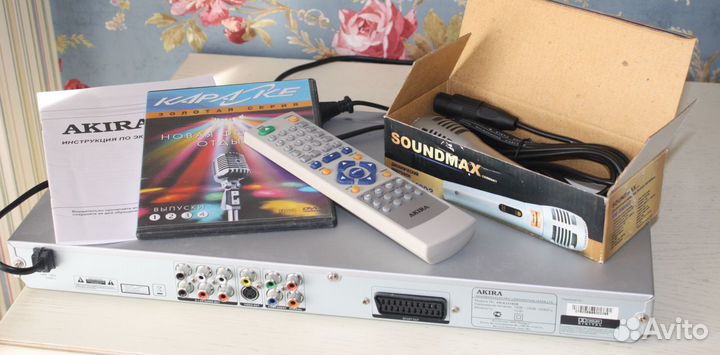 DVD плеер Akira PD-K3318DR с караоке и sony