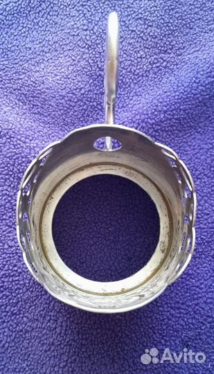 Подстаканник Богдан Хмельницкий посеребрённый,бу