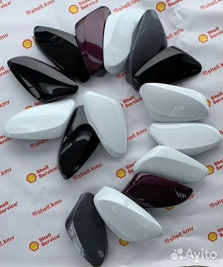 Накладки на зеркала Hyundai Solaris 1