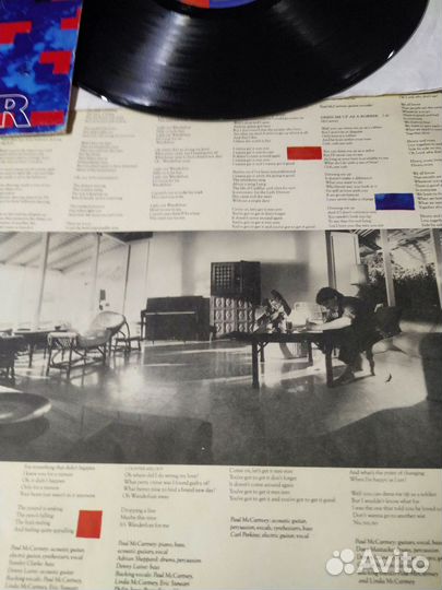 Paul McCartney Tug Of War винил 1982