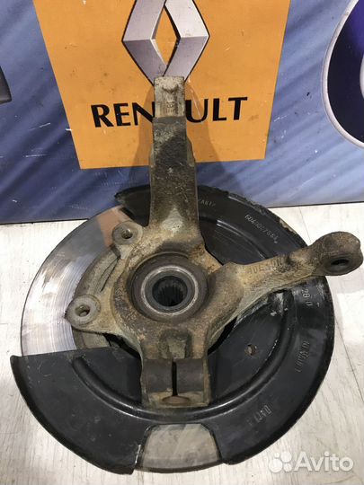 Кулак поворотный Цапфа Ступица в сборе Renault log