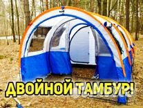 Палатка ангар 4-хместная с двойным тамбуром lanyu