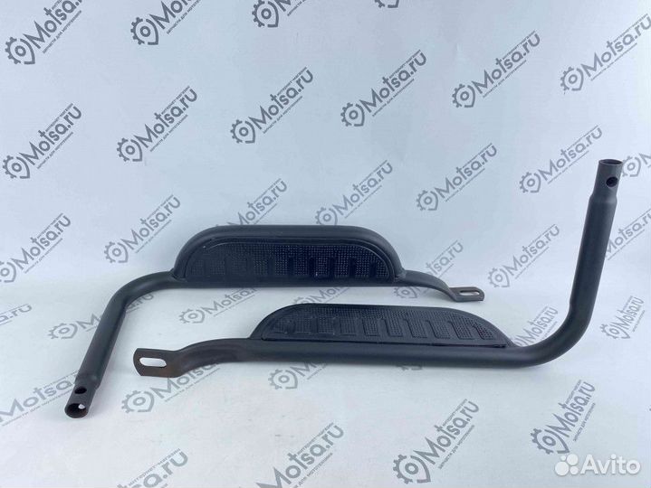 Подножки пассажира мопед Альфа чёрные