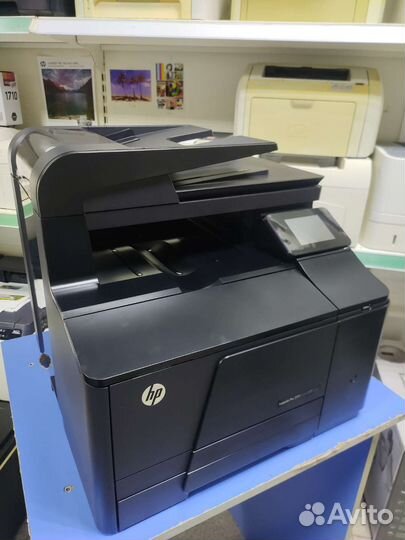 Мфу лазерный цветной hp lj pro 200 color