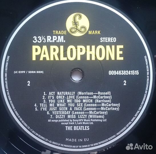 LP The Beatles - Help