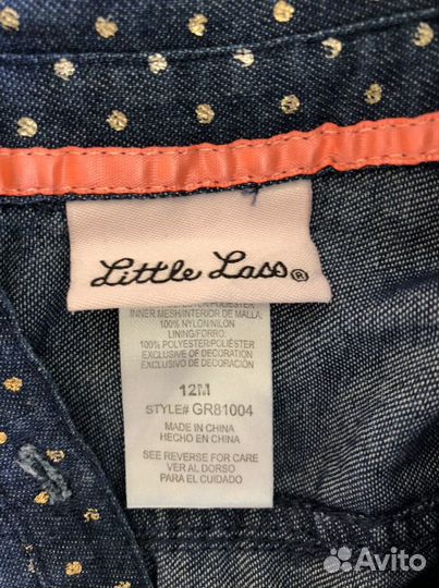 Боди, платье для девочки 6-12 мес