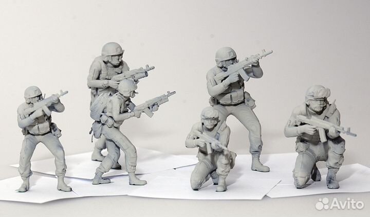 Фигурки. Современные бойцы ссо 1/35 1/43