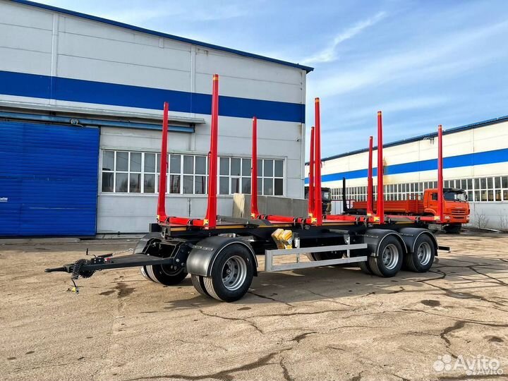 Прицеп лесовоз (сортиментовоз) БиПМ 3392F6, 2024