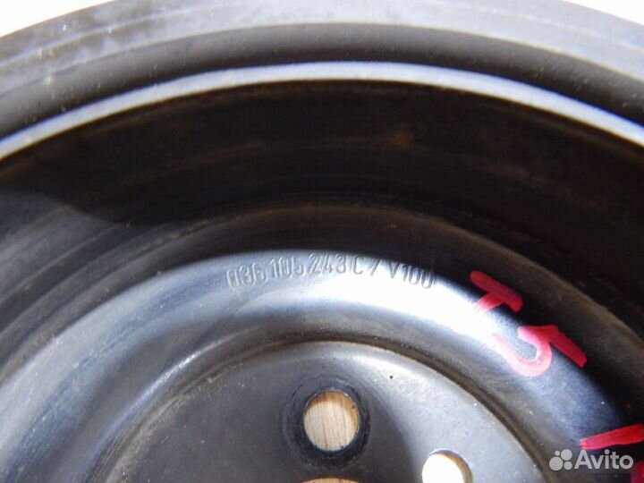 Шкив коленвала Vw T5 1,9TDI