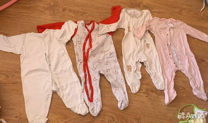 Детские вещи пакетом от 0 до года для девочки