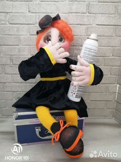 Интерьерная кукла ручной работы