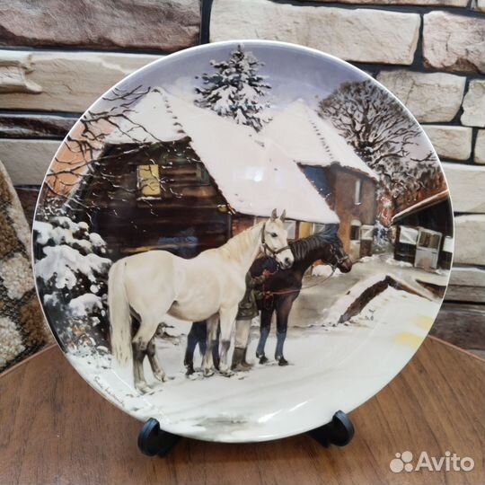 Тарелка spode коллекционная