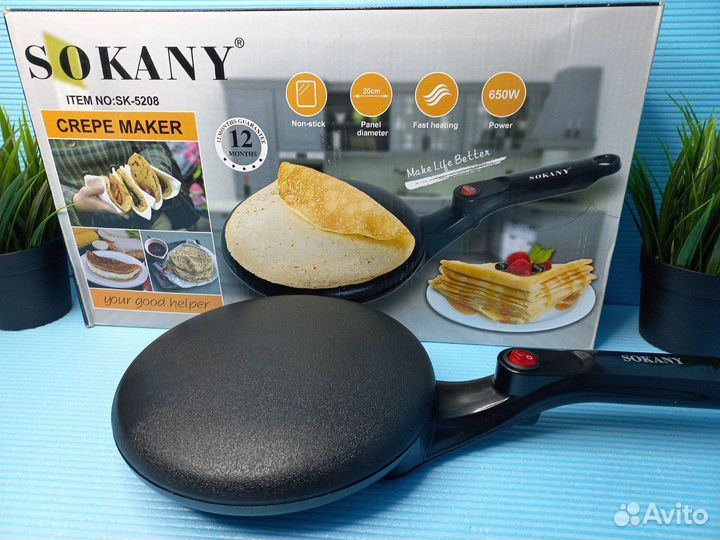 Блинница электрическая Sokany SK-5208