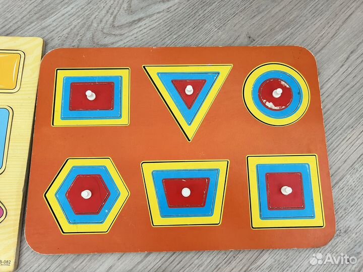 Досочки Сегена,Сортеры,пазл,квадраты Никитина