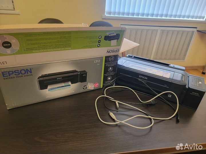 Принтер с снпч Epson l312