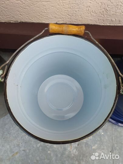 Эмалированное ведро СССР