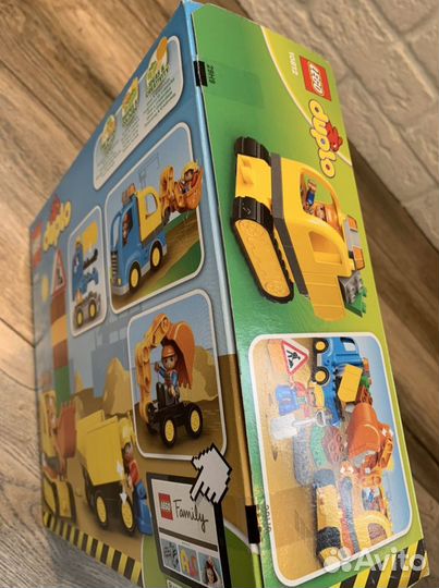 Lego duplo 10812 Грузовик и гусеничный экскаватор