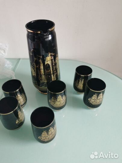 Винтажные бокалы. Богемия