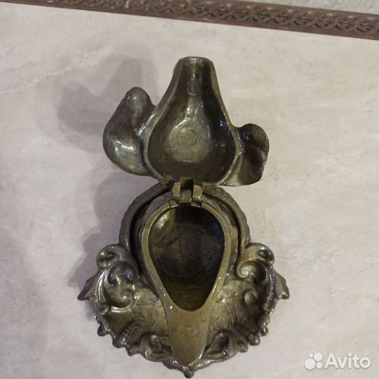 Шкатулка, пепельница. Голова собаки. СССР