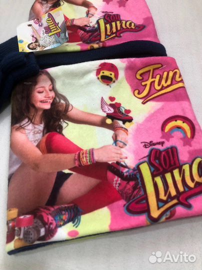 Шапка перчатки снуд на девочку