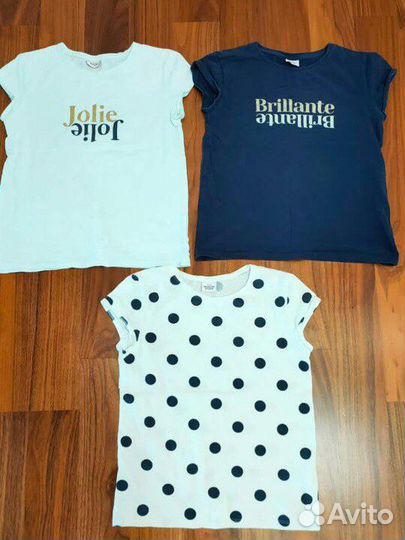 Вещи пакетом на девочку, р.140 (10 вещей)