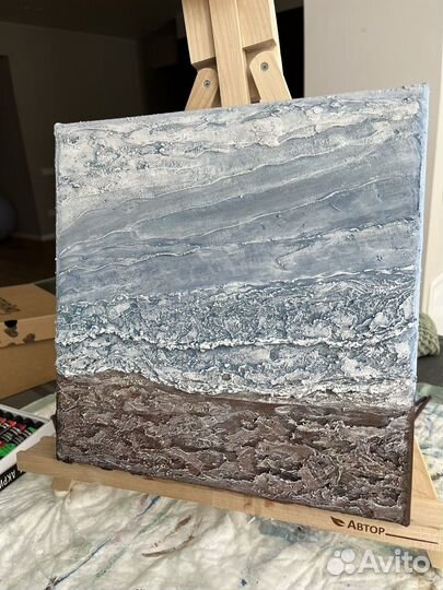 Фактурная картина абстракция