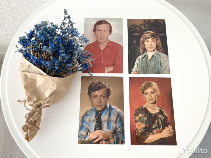 Советские открытки артисты