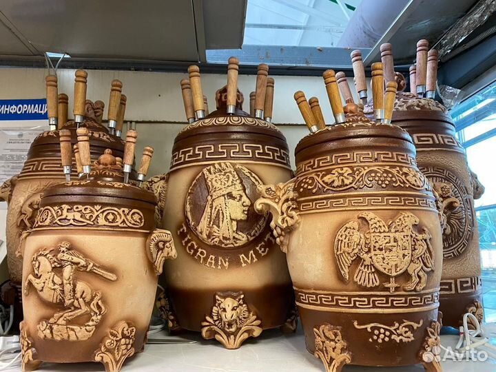 Электрический тандыр керамический мангал