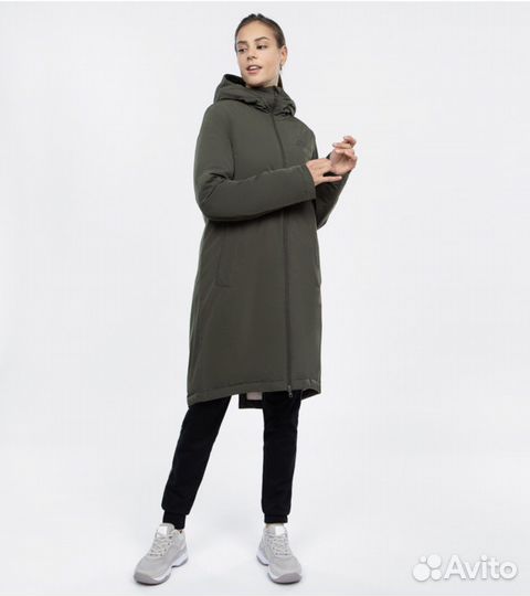 Пуховик женский Kappa оригинал хаки 46