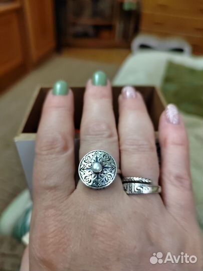 Кольцо православное серебро
