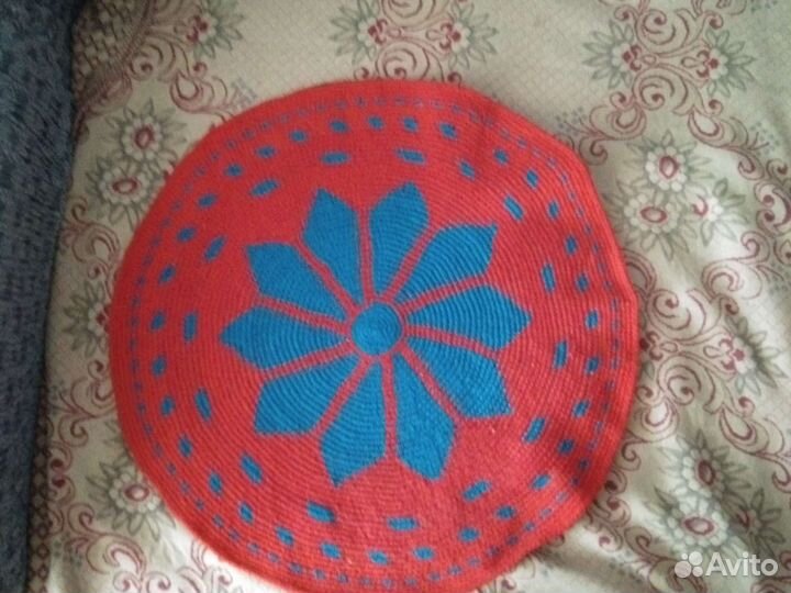 Коврик вязаный крючком