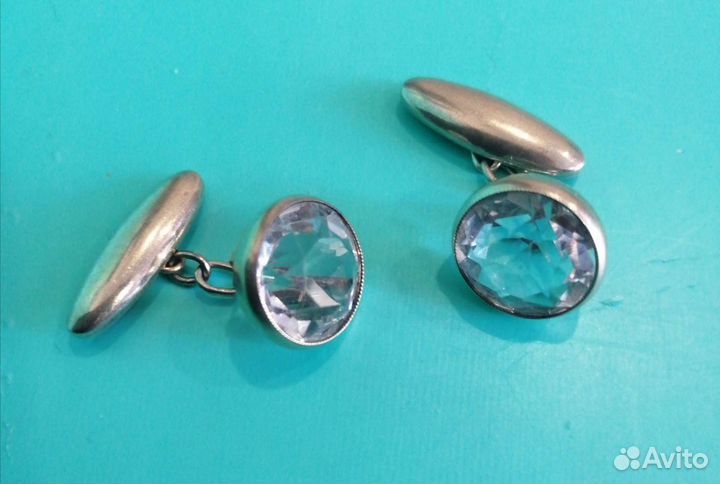Запонки серебро СССР
