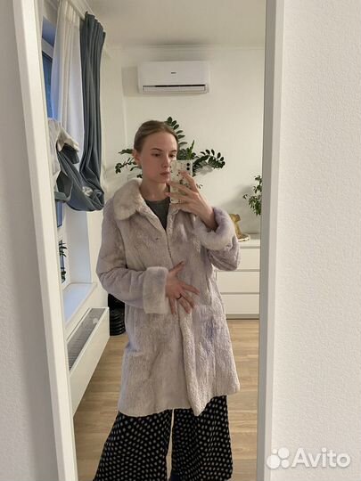 Шуба y2k натуральная