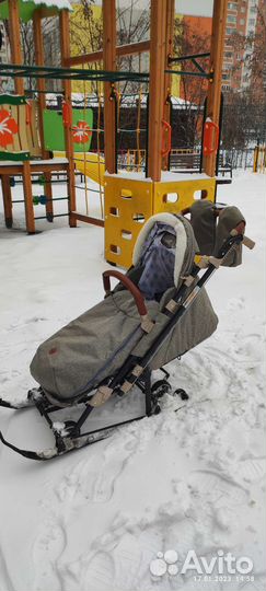 Санки коляска nika 7 8 к