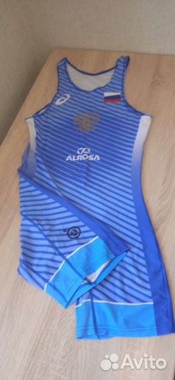 Трико Asics синее