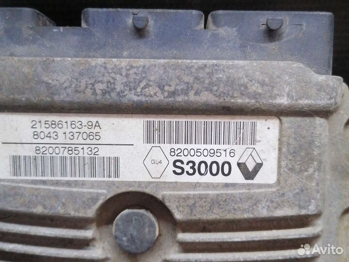 Эбу Renault Megane 2