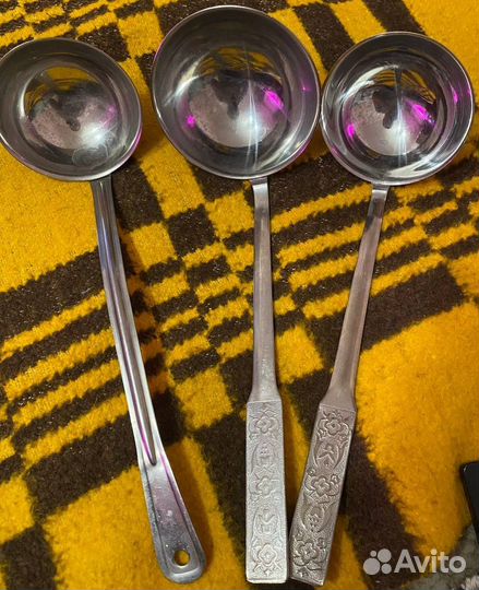 Половники и шумовка из нержавейки СССР