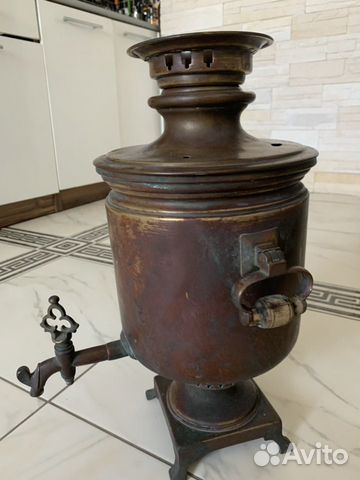 Самовар из латуни коллекционный