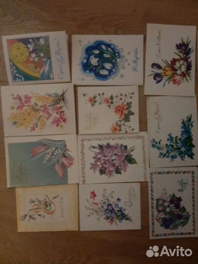 Открытки СССР 80-х годов